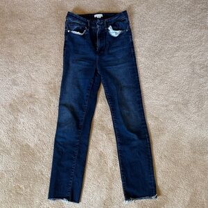 Good American ALWAYS FITS Dark Blue Ankle Jeans